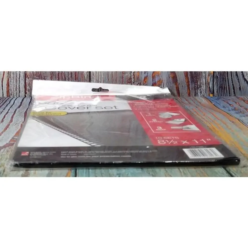 GBC‎ ZipBind Pre-Punched Clear Cover Set for Binding